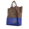 Celine Handbag in brown and blue bicolor leather - 00pp thumbnail