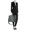 Louis Vuitton briefcase in grey taiga leather - Detail D1 thumbnail