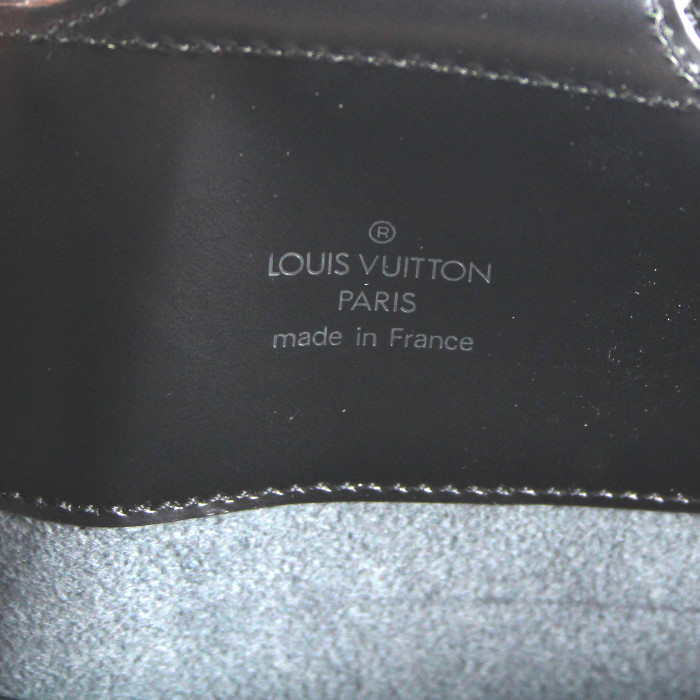 Sac porté épaule Louis Vuitton en cuir épi noir - Detail D3