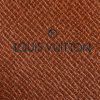 Louis Vuitton Saint Cloud en lona Monogram marrón y cuero natural - Detail D4 thumbnail