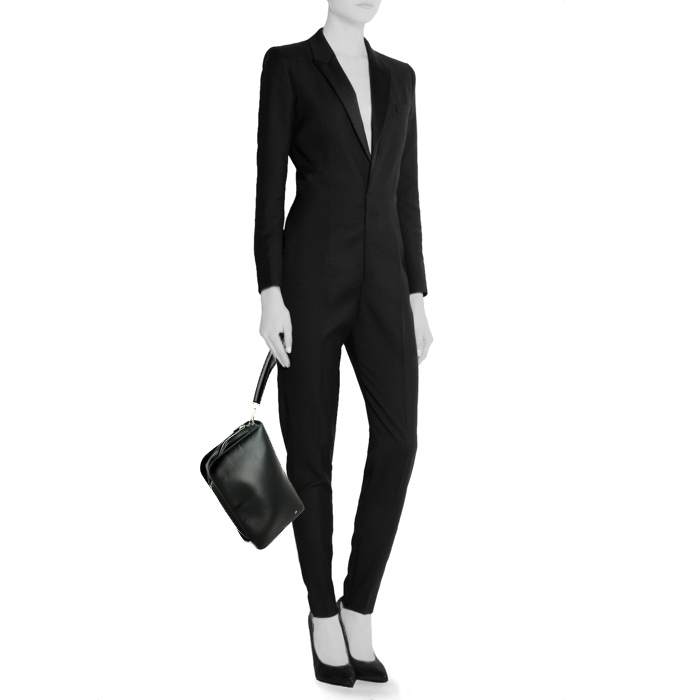 Cartier pouch in black box leather - Detail D1