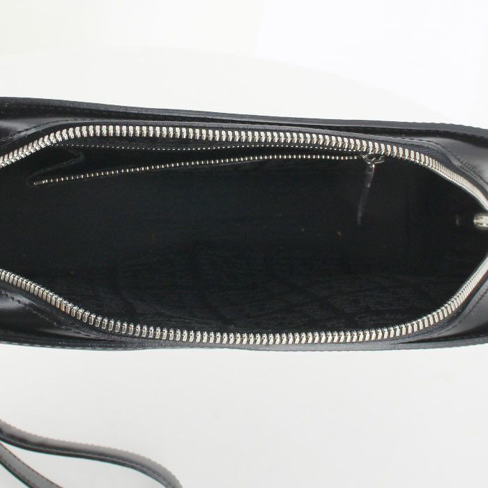 Pochette in pelle box nera - Detail D2