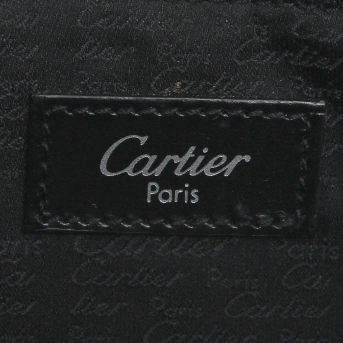 Pochette in pelle box nera - Detail D3