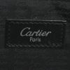Bolsito de mano Cartier en cuero box negro - Detail D3 thumbnail