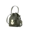 Ralph Lauren Ricky handbag in khaki leather - 00pp thumbnail
