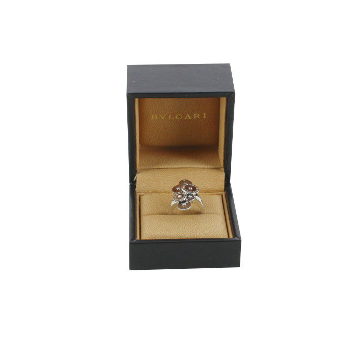 Sortija Bulgari Cyclades en oro blanco - Detail D2