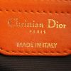 Dior Panarea small model handbag in orange canvas cannage and orange leather - Detail D3 thumbnail