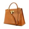Hermes Kelly 32 cm handbag in gold epsom leather - 00pp thumbnail