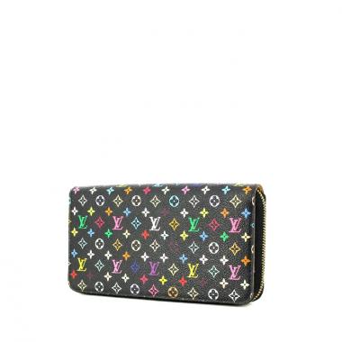 Louis Vuitton Zippy wallet in black multicolor monogram canvas