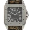 Reloj Cartier Santos-100 de acero Ref :  2656 - 00pp thumbnail