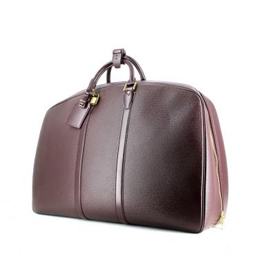 Valise souple Louis Vuitton en cuir taiga violet