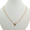 Boucheron Ava square necklace in yellow gold and diamonds and in diamond - 360 thumbnail
