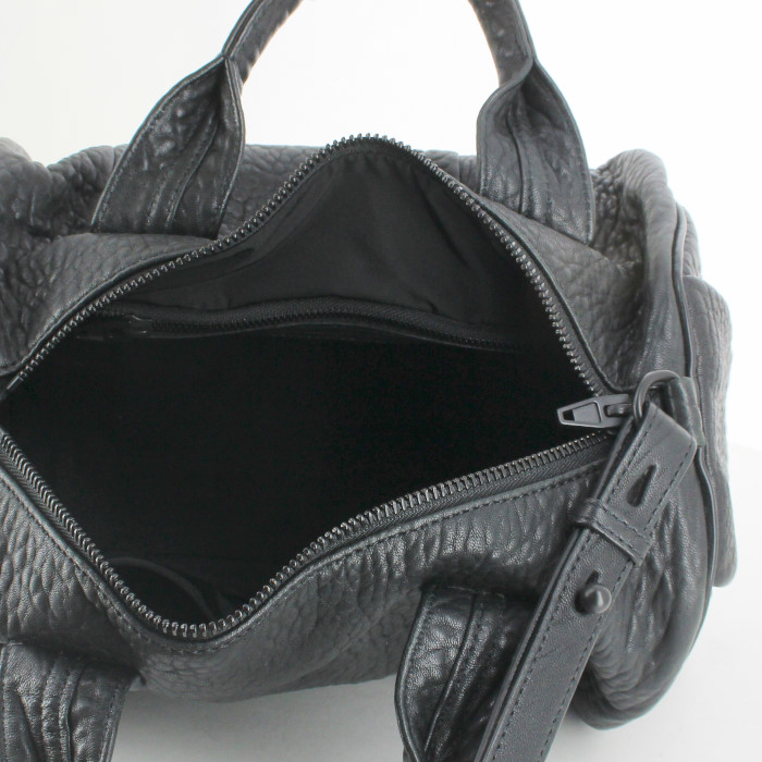 Sac Alexander Wang en cuir noir - Detail D3