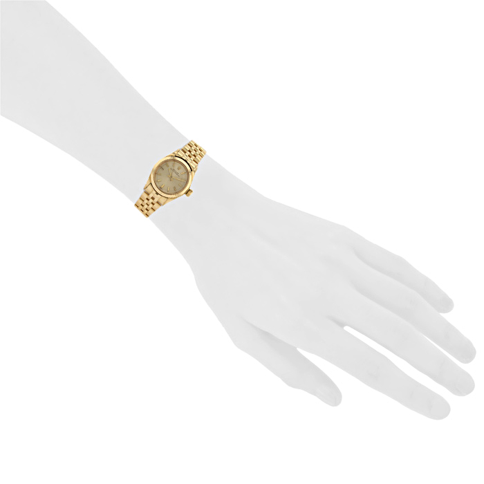 Reloj Rolex Oyster Perpetual Datejust Lady de oro amarillo Circa  1978 - Detail D1