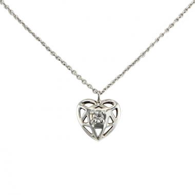 Tiffany & Co Paloma Picasso necklace in white gold and diamond