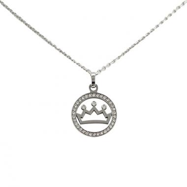 Collana Chaumet in oro bianco e diamanti