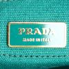 Prada shopping bag in grey, yellow, navy blue and green multicolor canvas - Detail D3 thumbnail