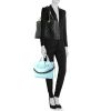 Sonia Rykiel Sonia Rykiel autres sacs et maroquinerie handbag in light blue grained leather - Detail D1 thumbnail
