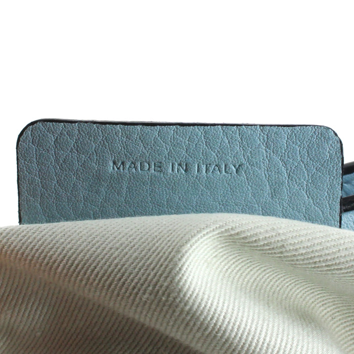 Sac à main Sonia Rykiel Sonia Rykiel autres sacs et maroquinerie en cuir grainé bleu-ciel - Detail D3