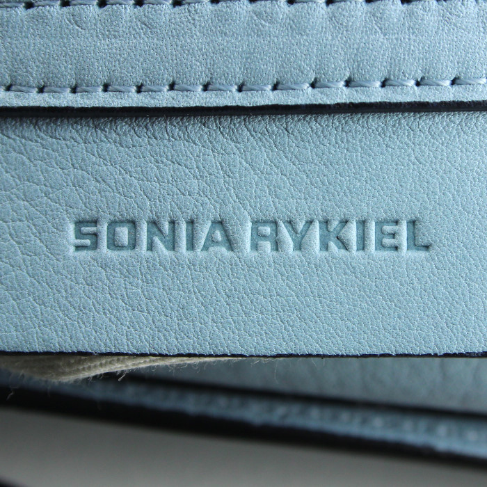Bolso de mano Sonia Rykiel Sonia Rykiel autres sacs et maroquinerie en cuero granulado azul claro - Detail D4
