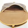 Louis Vuitton medium model handbag in brown monogram canvas and natural leather - Detail D2 thumbnail