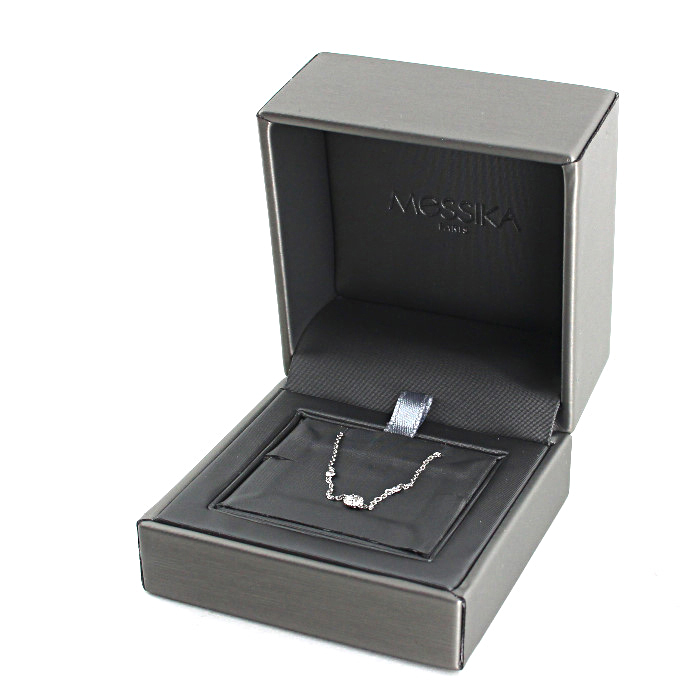 Messika Mini Joy bracelet in white gold and diamonds