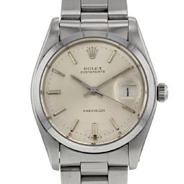 Reloj Rolex Oyster Date Precision de acero Ref :  6694 Circa  1978