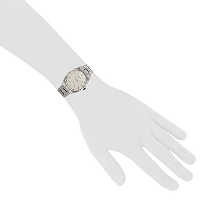 Rolex Oyster Perpetual Air King watch in stainless steel Ref:  5500 Circa  1987 - Detail D1