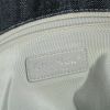 Bolso de mano Chanel ancho en lona denim azul - Detail D4 thumbnail