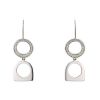 Fred Success large model earrings in white gold and diamonds - 00pp thumbnail
