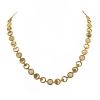 Fred Miss Fred Moon reversible necklace in yellow gold and diamonds - 00pp thumbnail