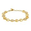 Fred Miss Fred Moon reversible bracelet in yellow gold and diamonds - 00pp thumbnail