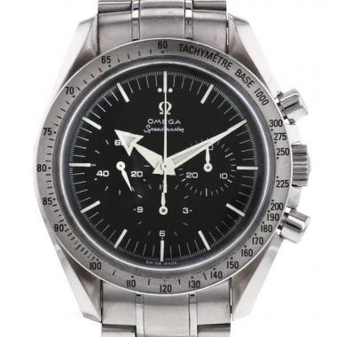 Orologio Omega Speedmaster in acciaio Ref :  1450222 Circa  2000