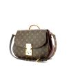 Louis Vuitton Eden medium model handbag in brown monogram canvas and purple leather - 00pp thumbnail