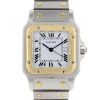 Cartier Santos watch in gold and stainless steel Circa  1990 - 00pp thumbnail