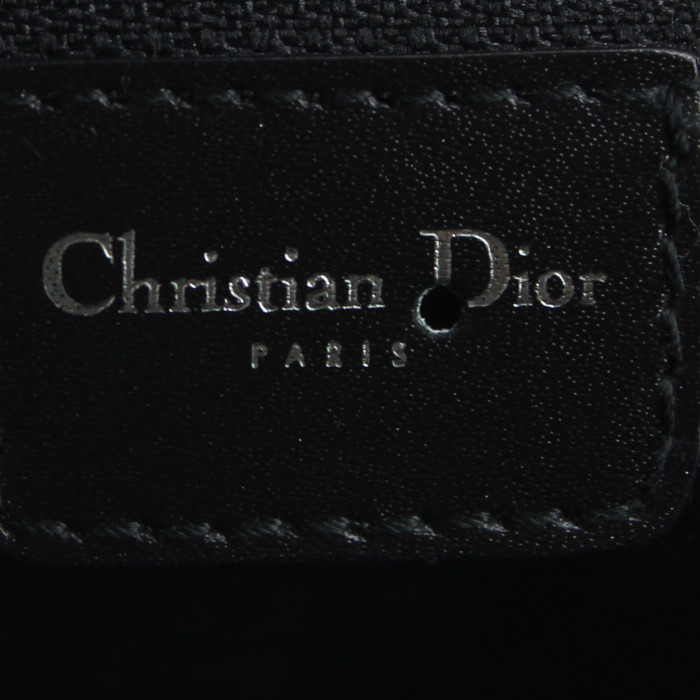 Dior handbag in black leather - Detail D3
