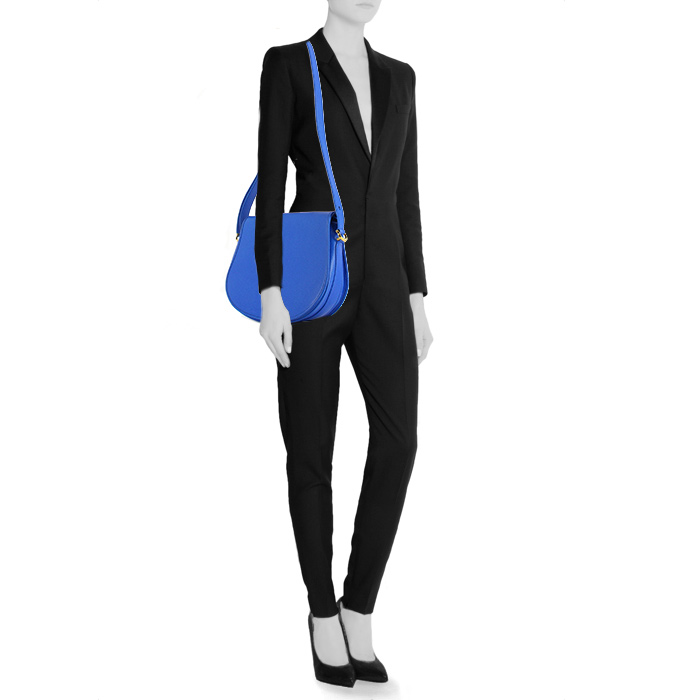 Must De Cartier - Bag in pelle blu - Detail D1