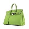 Hermes Birkin 35 cm handbag in green togo leather - 00pp thumbnail