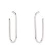 Dinh Van Maillons large model earrings in white gold - 00pp thumbnail