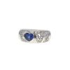 Chopard ring in white gold,  diamonds and sapphire - 00pp thumbnail