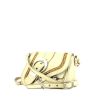 Bolso bandolera Dior Gaucho pequeño en cuero beige y marrón - 00pp thumbnail