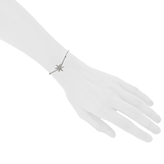 Bracelet Mauboussin en or blanc et diamants - Detail D1