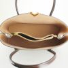 Louis Vuitton handbag Kensington in ebene damier canvas and brown leather - Detail D2 thumbnail