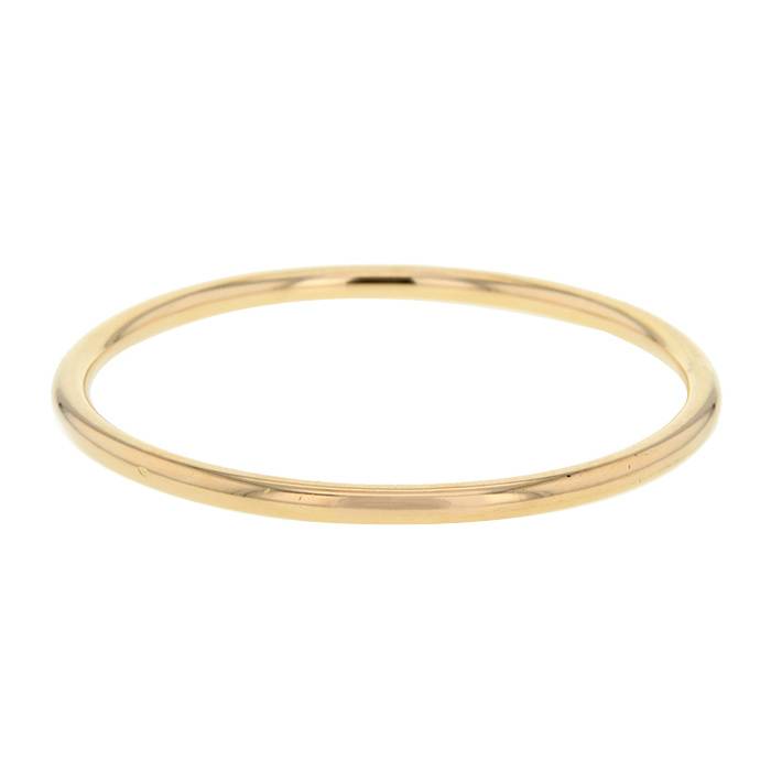 Bracelet jonc époque années 90 Vintage en or rose