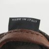 Prada shopping bag in brown grained leather - Detail D5 thumbnail