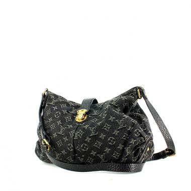 bolso cabas louis vuitton babylone modelo pequeno en cuero mahina negro