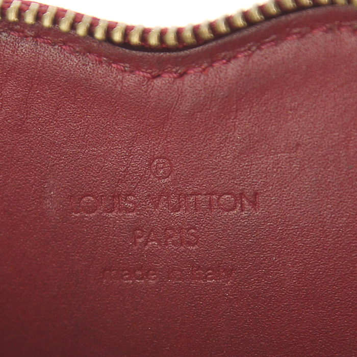 Louis Vuitton wallet in red monogram patent leather - Detail D2