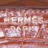 Borsa Hermes Kelly 35 cm in coccodrillo marino marrone caramello - Detail D4 thumbnail