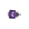 Mauboussin Couleur Baiser ring in white gold,  diamonds and amethysts and in amethyst - 00pp thumbnail