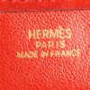 Hermes shoulder bag in red suede - Detail D3 thumbnail